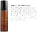 Intelligent Nutrients Perfect Hold Hair Spray - Non-Aerosol, USDA Certified Organic Hairspray with Natural Strong Hold - Free From Plastic, Phthalates + Preservatives (6.7 oz)