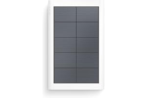 Ring Small Solar Panel, 1.9W for Outdoor Cam Plus, Outdoor Cam (Stick Up Cam), Stick Up Cam Pro, Spotlight Cam Plus, Spotlight Cam Pro - White