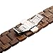 For iWatch Apple Watch Series 2/1 42mm Bracelet,Sunfei Natural Wood Wrist Watch Strap (Brown)