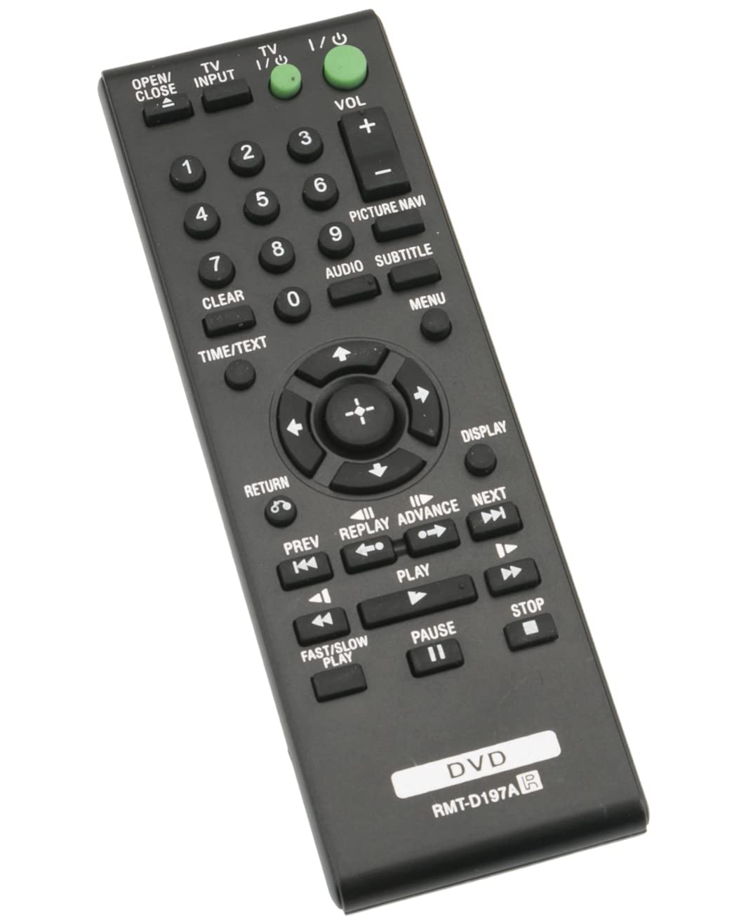 RMT-D197A Sub RMT-D197P VINABTY Replaced Remote Fit for Sony CD/DVD Player DVP-SR170 DVP-SR370 DVP-SR320 DVP-SR760HP DVP-SR120