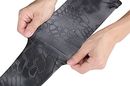 JIUSY 1 Paris - Camouflage Elastic Sports Arm Sleeves Cool Sun Block UV Protection Tattoo Cover Arm Warmer for Cycling Motorcycle Bicycle Baseball Basketball Size Medium S-CamoXT-05