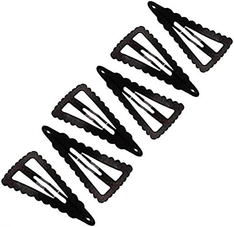 ABHI Metal Triangle Tic-Tak Pin Tic Tac Hair Clip, 6 Pcs