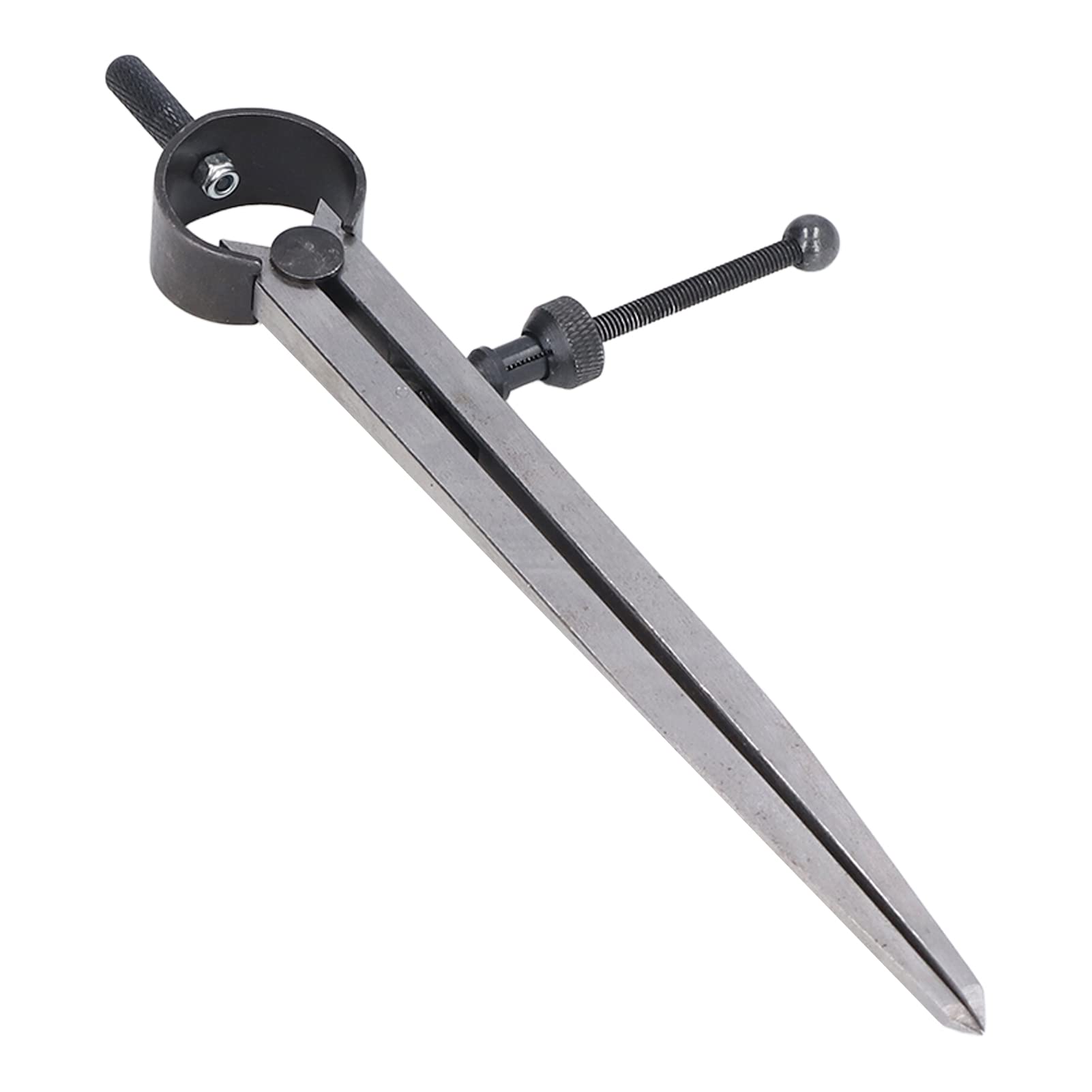 Flat Leg Spring Marking Gauge, Fine Adjustment Divider Compass with Fast Spring Nut for Industry