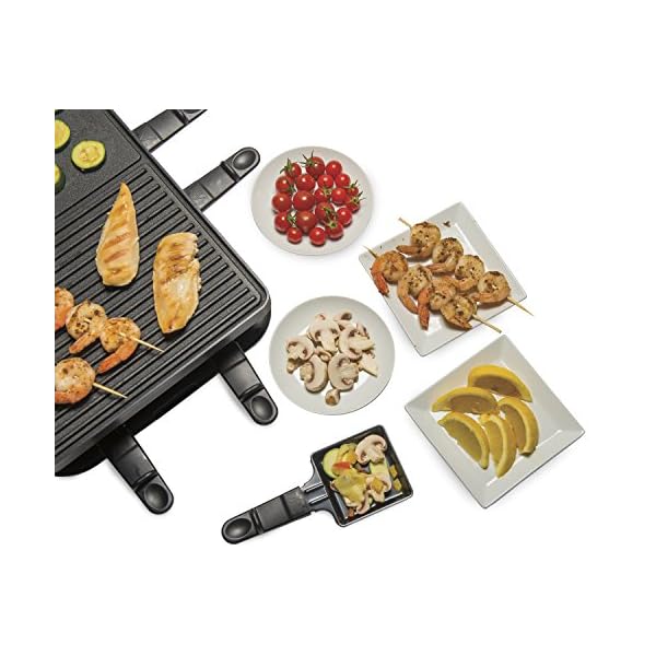Hamilton-Beach-8-Serving-Raclette-Electric-Indoor-Grill-Ideal-for-Parties-and-Family-Fun-Black-31612-MX