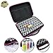 FUNDAFUL Diamond Painting Storage Containers, 60 Slots Diamond Art Accessories and Tools, Diamond Art Organizer with Diamond Painting Kits Shockproof Jars for Jewelry Beads (Pink)