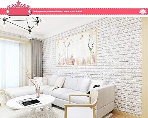 Logbeing Papel Pintado 3d Papel Pintado Ladrillo Papel Pared