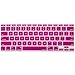 MOSISO Protective Keyboard Cover Skin Compatible with MacBook Air 11 inch (Models: A1370 & A1465), Rose Red