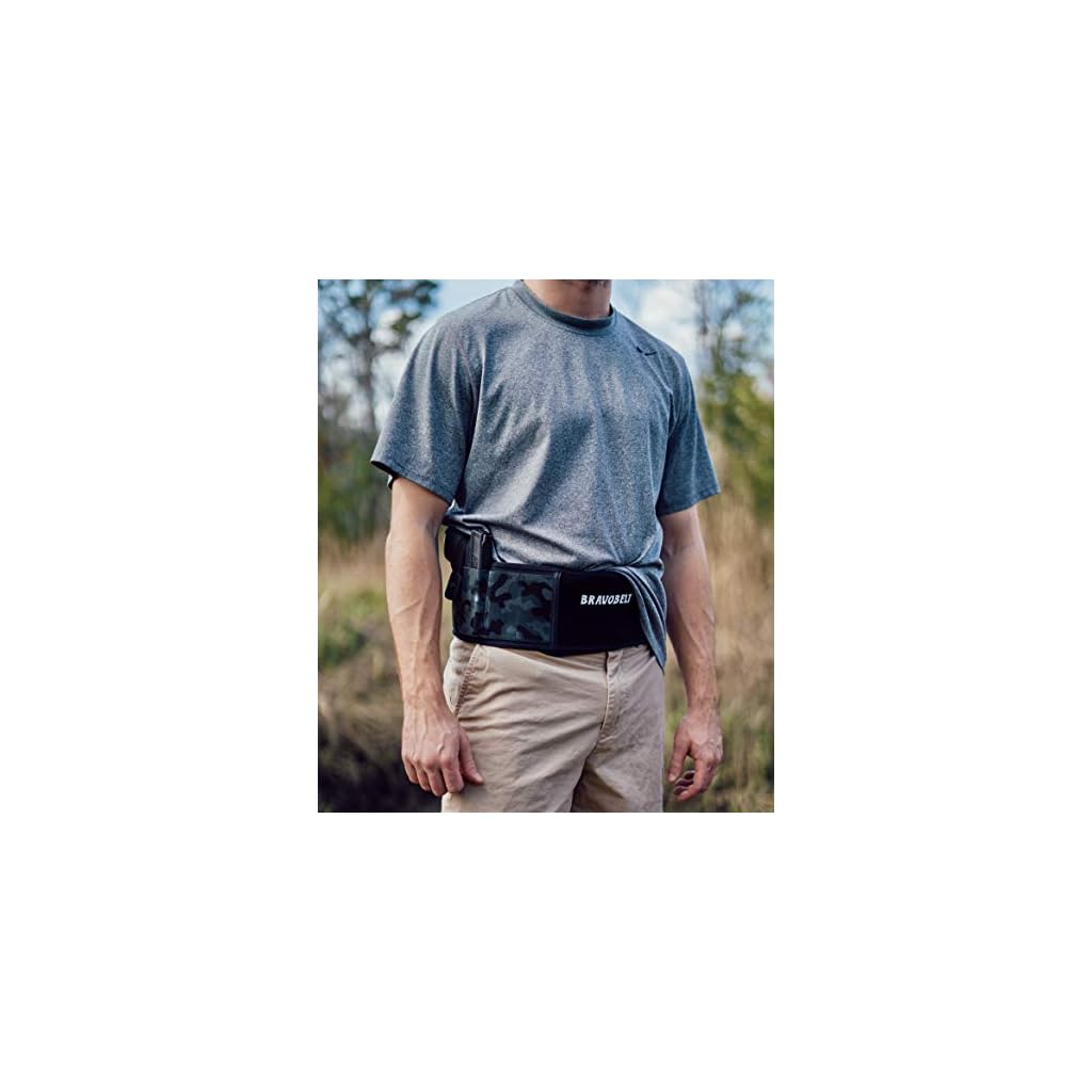 BRAVOBELT Belly Band Holster for Concealed Carry Athletic Flex FIT