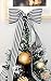 LaRibbons Black and White Striped Grosgrain Ribbon for Gift Wrap Ribbon, 1-1/2 Inch by 10 Yard/Spool