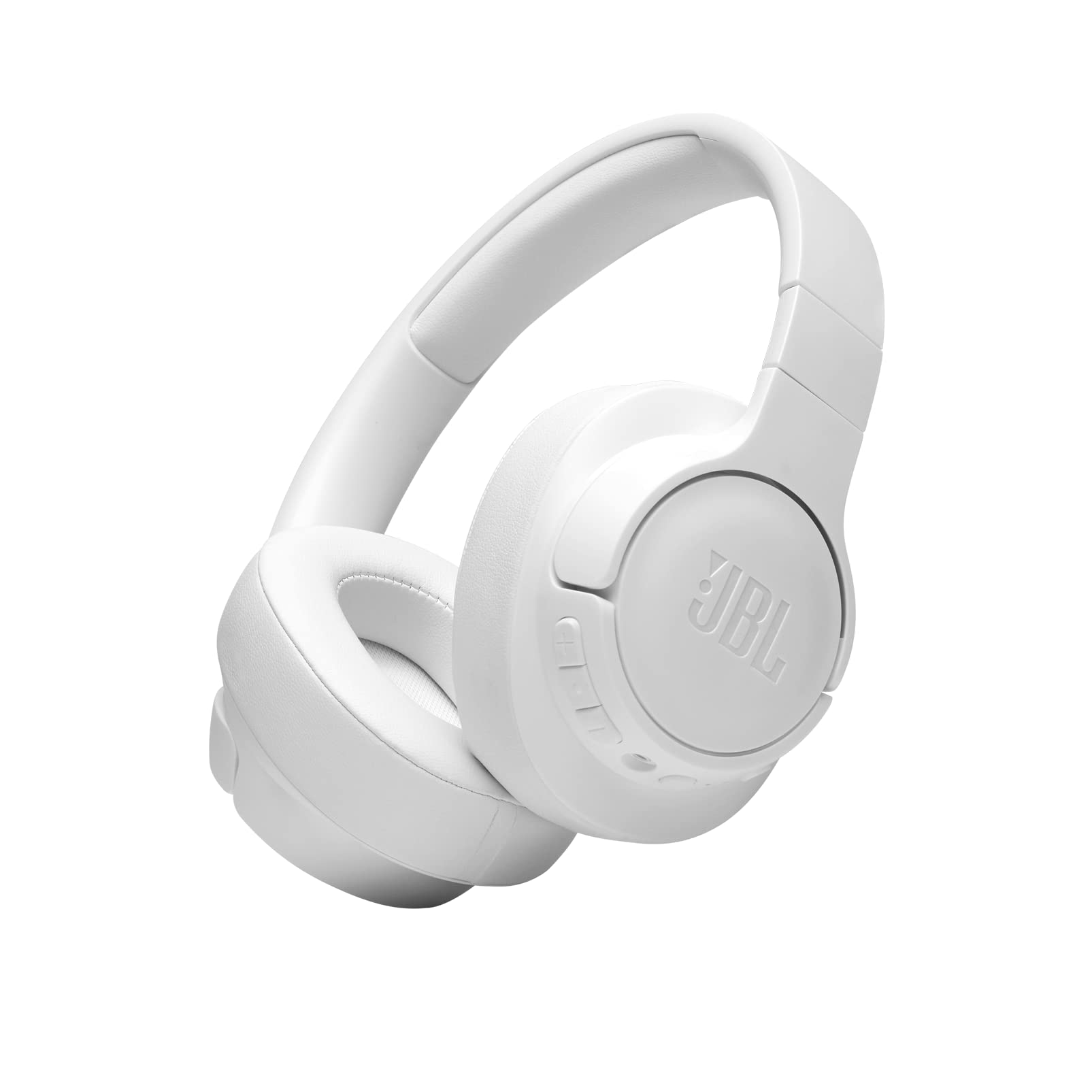 JBL Tune 760 NC Wired and Wireless Over-Ear Headphones with Built-In Microphone, Active Noise-Cancelling and Hands-Free Controls, White
