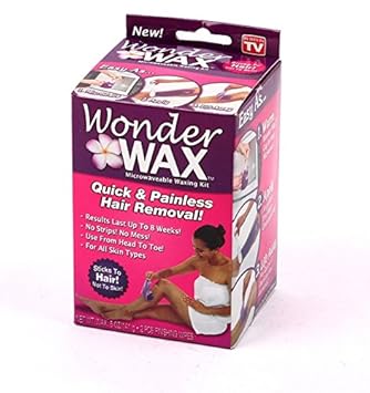 Amazon.com: Wonder cera as seen on TV microondas Depilación ...