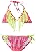 Billabong Girls' Hippie Grom Triangle Fringe Bikini, Multi, 6X