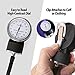 LotFancy Adult Dulex Aneroid Sphygmomanometer with Stethoscope, Professional Manual Blood Pressure Cuff, Blood Pressure and Stethoscope Kit, Universal Sized Cuff (10