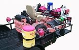 Jungle Jim's (TRM-PRO) Trailer Mate Pro 3 trimmer racks, 2 backpack blower holders, utility basket, water cooler holder and more!