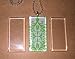 10 Ultra Clear White Glass Tile Rectangles for Crafting Pendants, Necklaces Jewelry