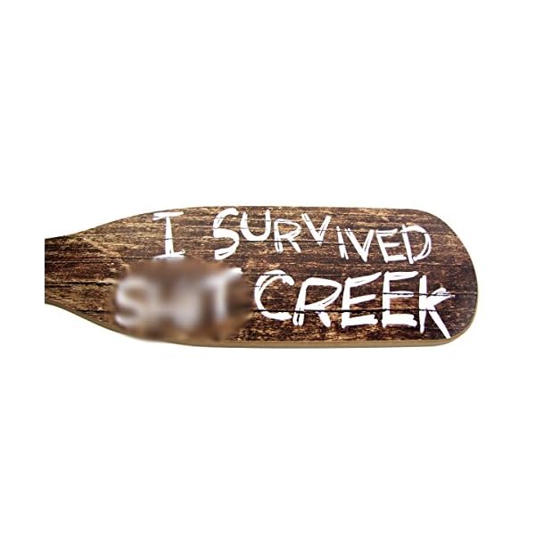 I-Survived-S-Creek-Funny-Survivor-Wood-Paddle-Joke-Canoe-Kayak-Wooden-Boat-Oar