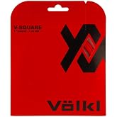 Volkl V-Square | Tennis Racquet String | Ultimate Spin &amp; Firm Feel | Co-Polymer Square Shape