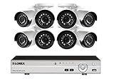 Lorex 16-Channel HD Analog DVR with 2TB HDD, 8 1080p Cameras with 130' Night Vision