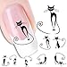 Sandistore Fashionable Water Transfer Slide Decal Sticker Nail (XF1442)