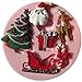 FUNSHOWCASE Santas Fondant Silicone Mold Mini for Winter Christmas