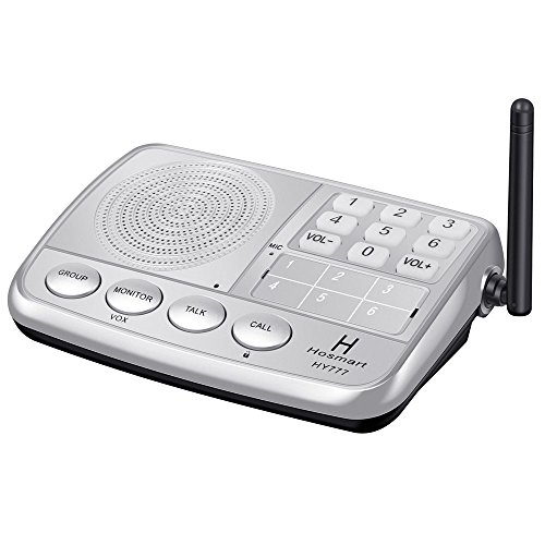 Hosmart 1/2 Mile LONG RANGE 7-Channel Security Wireless Intercom System for Home or Office (2017 New vesion)(1 Station Silver) - Thumbnail 7