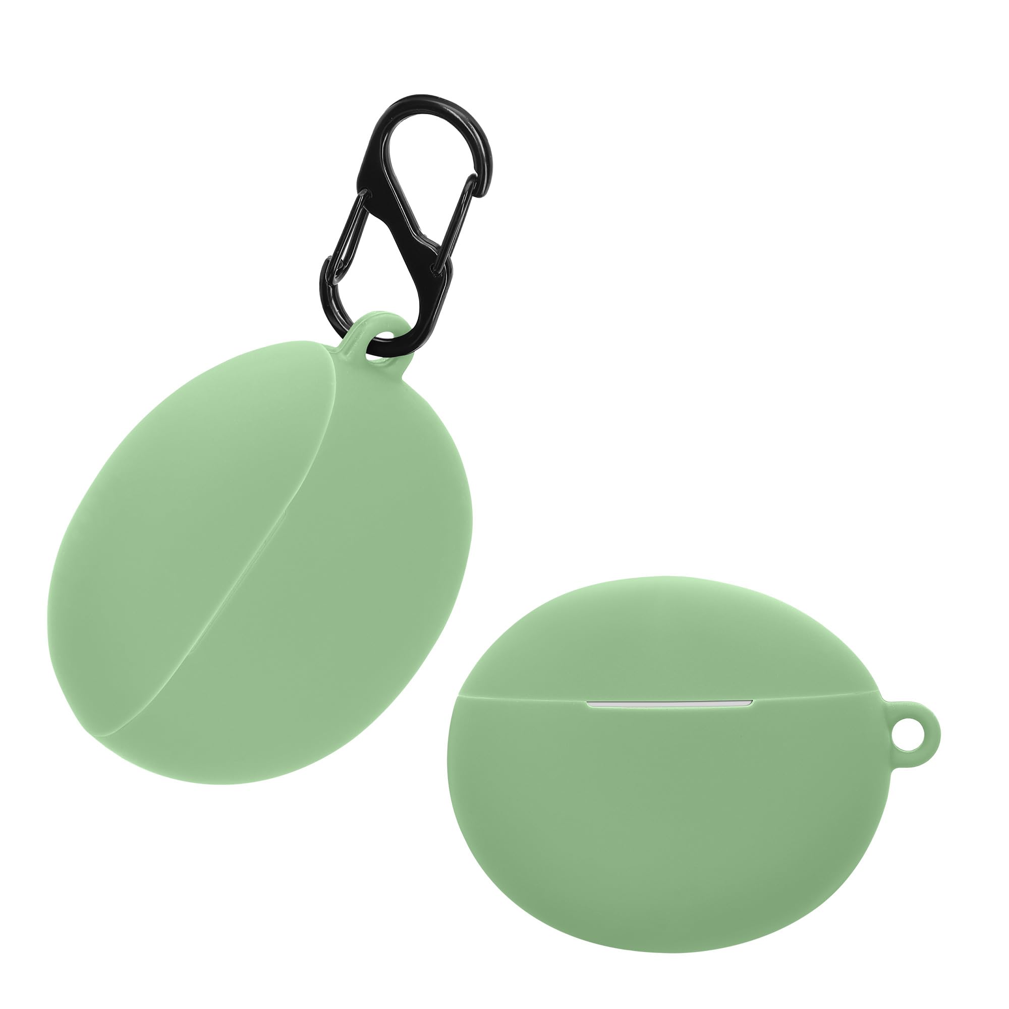 kwmobile Case Compatible with Xiaomi Redmi Buds 4 Active Case - Silicone Cover Holder for Earbuds - Pastel Green