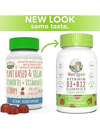 VEGAN VITAMIN D3 Gummy (a base de plantas) de MaryRuth, De liquen silvestre orgánico...