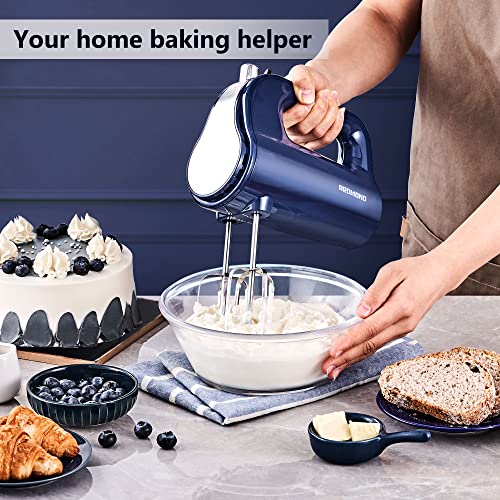 REDMOND Hand Mixer Electric, 250W Power 5Speed Handheld Mixer