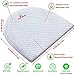 Baby Bassinet Wedge for Acid Reflux Relief Better Sleep Infant Incline Positioner Newborn Sleeping Pillow with Cotton Waterproof Removable Cover and 3 EBooks