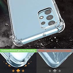 Osophter for Galaxy A32 4G Case with 2pcs Screen