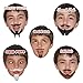 Mr. Moustachio Five Gnarliest Goats of All Time, Fake Goatee Costume Party Assortment