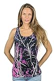 Moon Shine Attitude Attire Muddy Girl Camo Tank Top