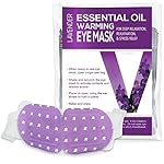 Verrevi Steam Eye Mask with Lavender Essential Oils for Sleep Aid, Stress Relief, Refresh Tired Eyes with Self-Warming Aromatherapy, Heat Mask for Travel, Home Spa, Relaxing (Pack of 10 Masks)