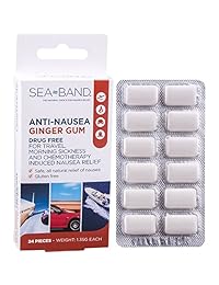 Goma de jengibre antináuseas Sea-Band (24 piezas), 10008727100369, 24, 1