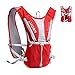 LANZON 2L Hydration Pack (NO Bladder), Marathon Running Vest, Hiking Cycling Backpack (2L Hydration Vest (NO Bladder) - Red)