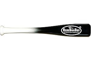 BamBooBat by PINNACLE SPORTS EQUIPMENT INC. Adult Baseball and Softball Wood One Hand Training Bat- 18 Inch or 21 Inch