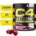C4 Extreme Pre Workout Powder Midnight Cherry | Sugar Free Preworkout Energy Supplement for Men & Women | 200mg Caffeine + Beta Alanine + Creatine | 30 Servings