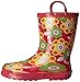 Western Chief Unisex-Child Kids Girls' Waterproof Easy-On Printed Rain Boot