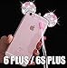 iPhone 6+ / 6S+ Plus Case, Crystal Diamond Bling Rhinestone 3D Mickey Mouse Ears Clear TPU Rubber Silicone Cover with Lanyard & Stylus Pen (iPhone 6+/6S+ Plus)