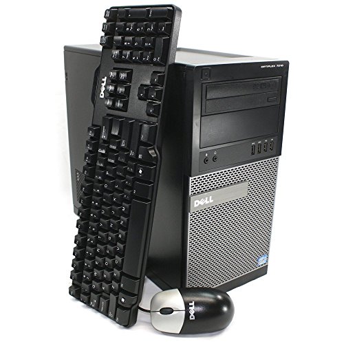 DELL 7010 Tower, Core i5-3570 3.4GHz, 8GB RAM, 2TB Hard Drive, DVDRW, Windows 10 Pro 64bit (Renewed)