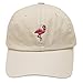 City Hunter C104 Flamingo Small Embroidery Cotton Baseball Cap 13 Colors (Putty)