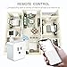 Wsiiroon WiFi Smart Plug, Upgraded Mini Outlet Remote Control Smart Socket with Timer Function, Compatible with Alexa and Google Home(Only 2.4GHz)-4 Pack
