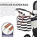 Diaper Bag - Baby Shower Gifts - Nappy Bag - Designer Diaper Purse - Baby Stroller Bag - Baby Machine Washable Travel Diaper Tote Bags for Moms and Girls (Stripped)