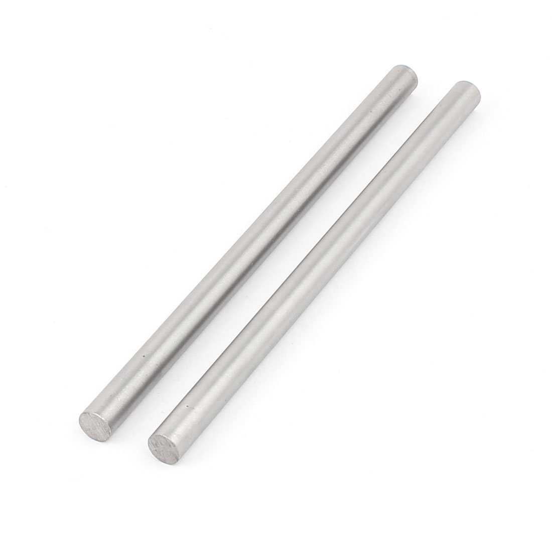 sourcingmap 2 Pcs 8mm x 150mm DIY RC Car Model Straight Metal Round Shaft Rod Bars
