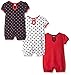 Disney Baby Minnie 3 Pack Rompers,Red/Black/White, 24 Months