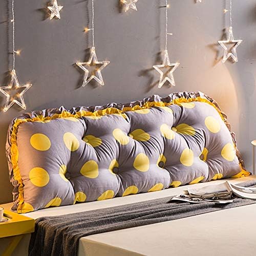 Wgang Korean Version of Cotton Headboard Large Cushion Soft Bag Removable Wash Bed Cotton Large Back Sofa Long Pillow Bed Back (Color : I, Size : 120cm)