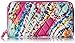 Vera Bradley Women's Cotton Georgia Wallet With RFID Protection, Wildflower Paisley, One Size
