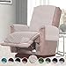 RHF Reversible Oversized Recliner Cover, Slipcovers for Recliner, Oversized Chair Covers, Pet Cover for Recliner, Machine Washable(XRecliner:Oversized: Light Beige/Light Beige)