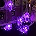 YUNLIGHTS Halloween Spider String Lights, Battery Operated 11.5ft 30 LED Waterproof Decoration Lights 8 Lighting Modes for Indoor/Outdoor Halloween Party Christmas Holiday Yard Decorations Decor