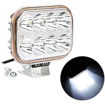 LED Fog Light Driving Off Road Spot Lights Waterproof 24W Square Spotlight for Motorcycle ATV SUV Truck Car Boat Dirt Bike